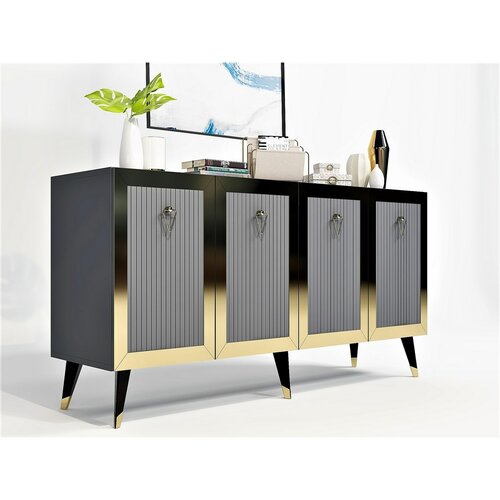 Dulap Bare Anthracite and Gold