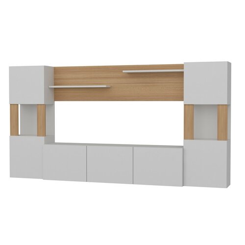 Lore White and Teak TV-fal