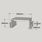 Couchtisch Magazin Walnut