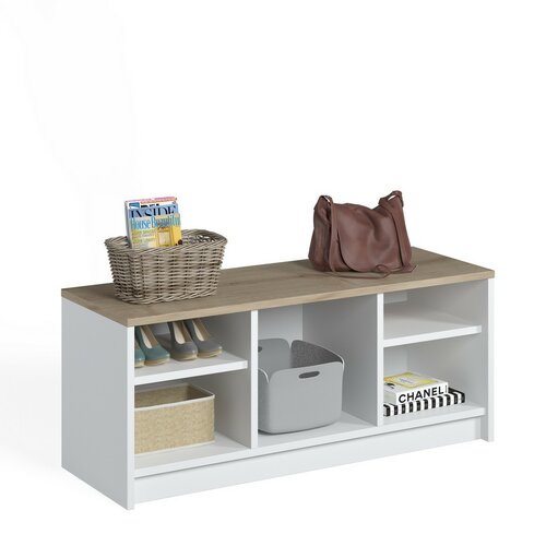 Szafka na buty London Sapphire Oak and White