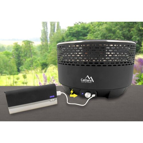 Cattara Grill stołowy na węgiel drzewny Keg, śr. 30 cm