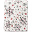 4Home Vianočné prestieradlo mikroflanel Snowflakes, 160 x 200 cm