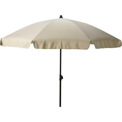 Parasol plażowy z pochyleniem o średnicy 185 cm,kremowy