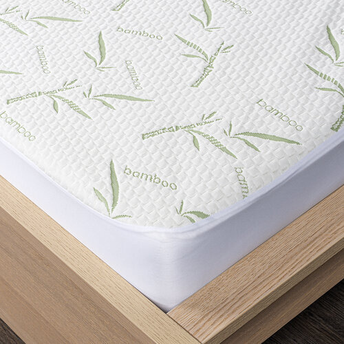 Protecție impermeabilă pentru saltea 4Home Bamboo cu bordură, 90 x 200 cm + 30 cm