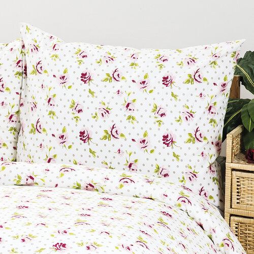 4Home pościel bawełniana Rose, 140 x 200 cm, 70 x 90 cm