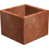 Cube Kerti virágtartó 40 x 40 x 30 cm, corten CORGARDEN 1002