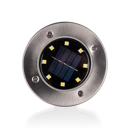 Вбудовуваний світлодіодний світильник Happy Green Solar сріблястий, 12 см