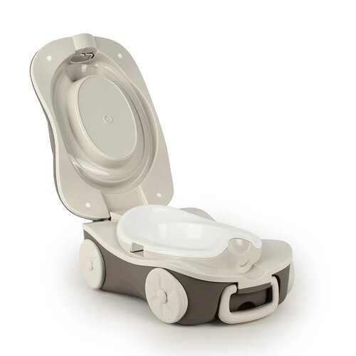 Dolu Pătuț de călătorie pentru copii, portabil,gri, 18,5 x 35,5 x 23 cm