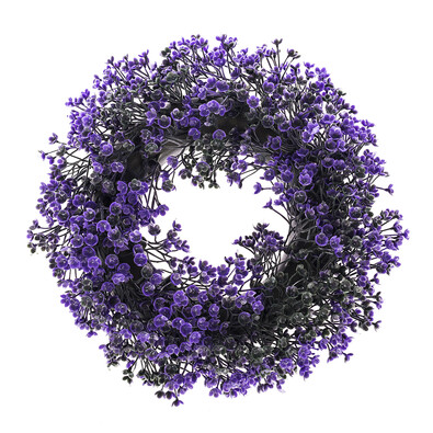 Coroniță artificială Buxus, violet