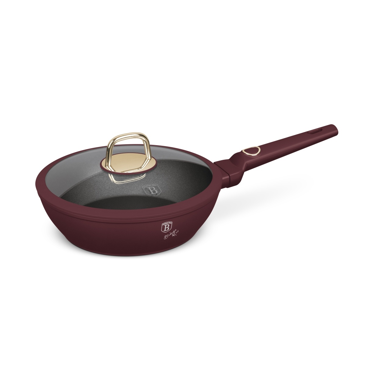 BerlingerHaus Głęboka patelnia z pokrywką Leonardo 24 cm
