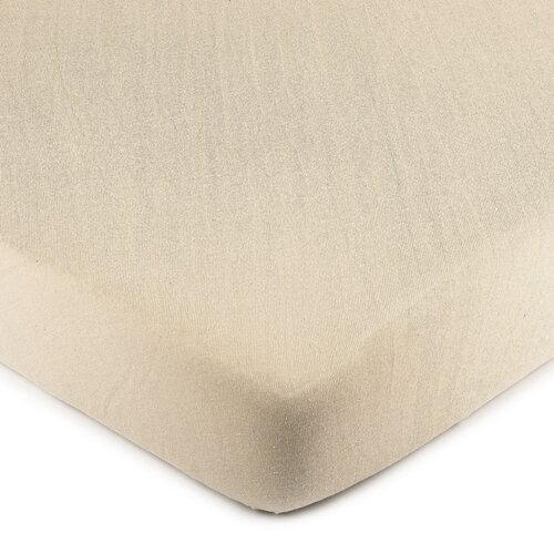 4Home Jersey-Spannbettlaken Beige, 140 x 200 cm