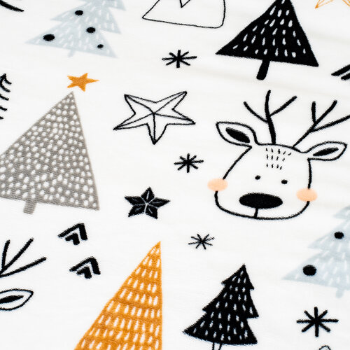 Lenjerie de pat din microflanel 4Home Nordic forest , 140 x 220 cm, 70 x 90 cm