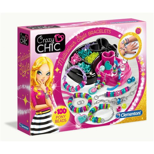 Clementoni Crazy CHIC - Set creativ - brățăricolorate
