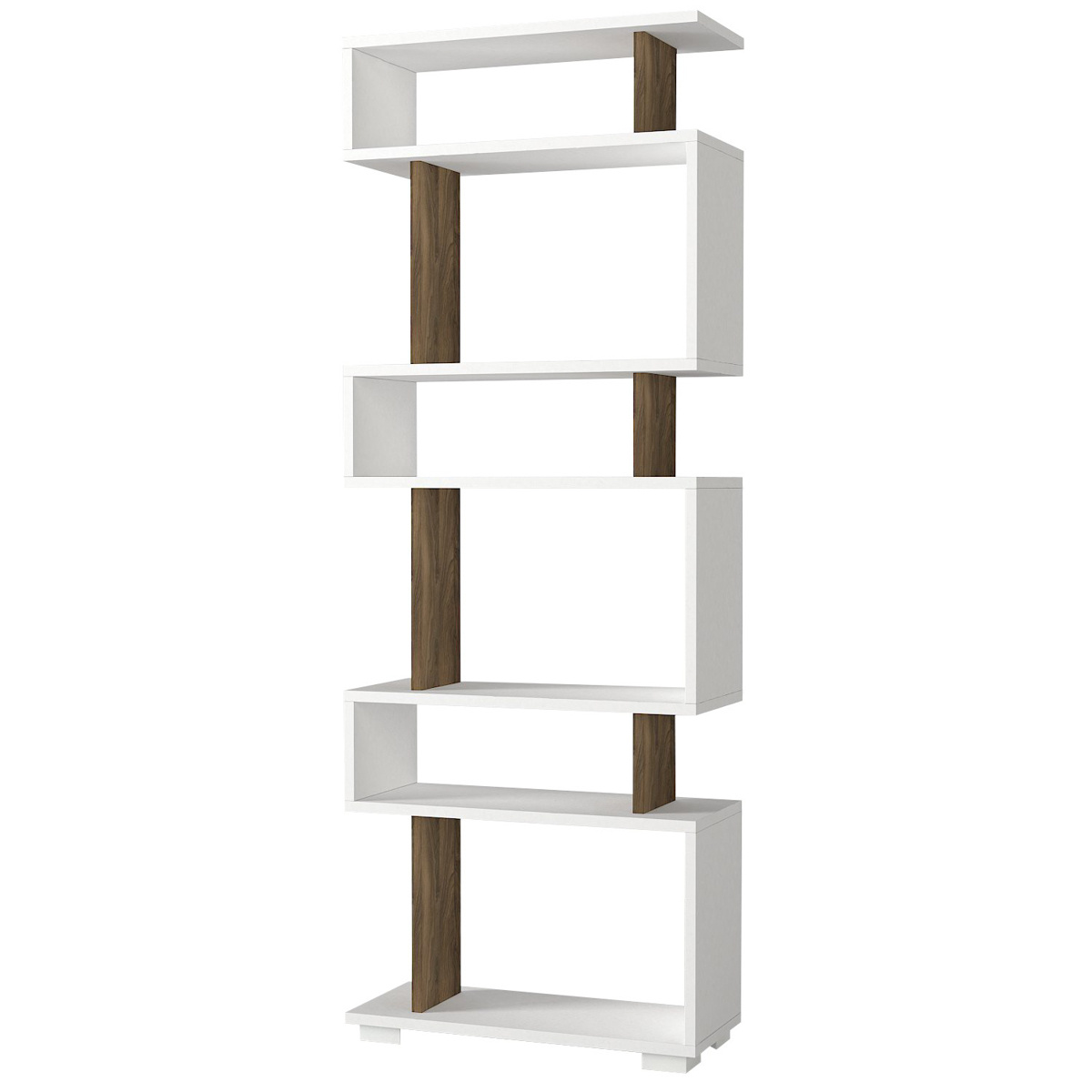 Bloc de bibliotecă White Walnut