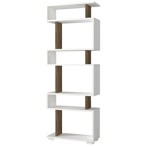 Biblioteczka Blok White Walnut