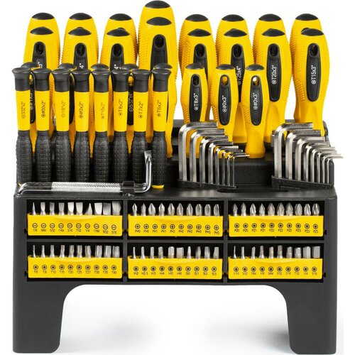 Fieldmann FDS 5009-116R set de șurubelnițe cu biți, 116 piese