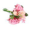 Umělá kytice růže a hortenzie růžová