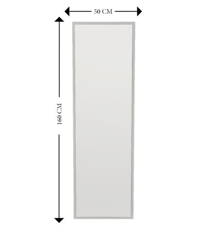 Spiegel Tessa White 50 x 160 cm
