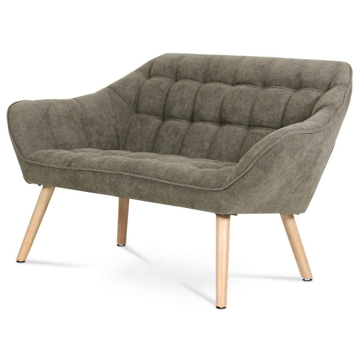 Dwuosobowa sofa AK-322 LAN2, brązowa