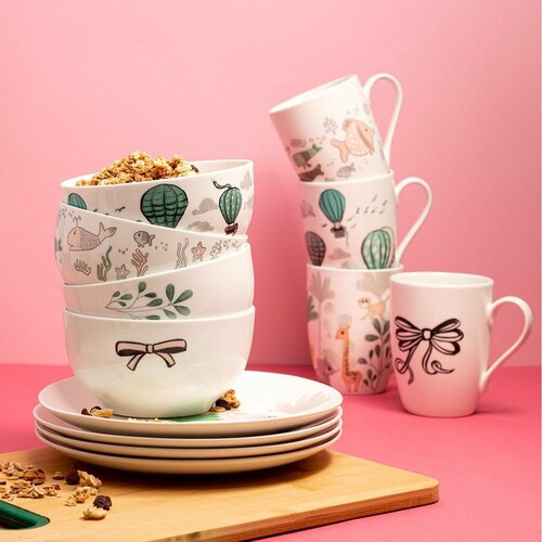 Florina 3-delni porcelanasti set Balon