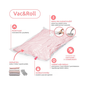 Compactor Sada cestovních vakuových pytlů Jet Roll Bags L 50 l, 55 x 70 cm, 4 ks