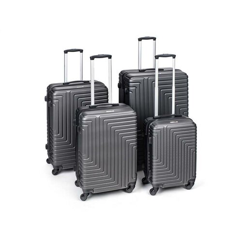 Pretty UP Cestovní skořepinový kufr ABS25 extra velký, 78 x 52 x 32 cm, antracit