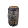 InDecor Sfeșnic metalic Tree negru, 13 x 13 x 23cm