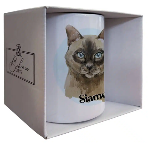 Bohemia Gifts Keramický hrnek - Siamese, 350 ml