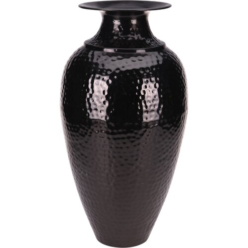 Metalica váza fekete, 49 cm