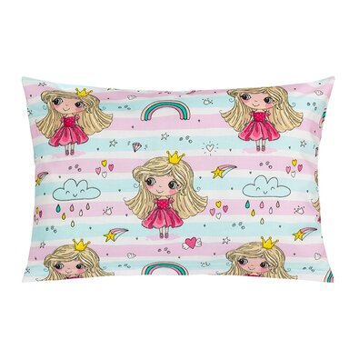 Pernă Bellatex VIOLA Prințesa cu curcubeu, 40 x 60cm