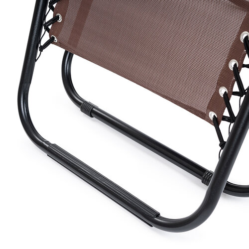 4Home Garten-Positionssessel Relax, Braun