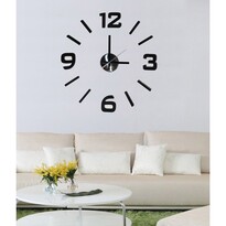 StarDeco Nástenné hodiny čierna, pr. 50 cm StarDeco Nástenné hodiny čierna, pr. 50 cm