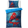 Carbotex Lenjerie de pat pentru copii Spider-Man Strikes Back , 140 x 200 cm, 70 x 90 cm