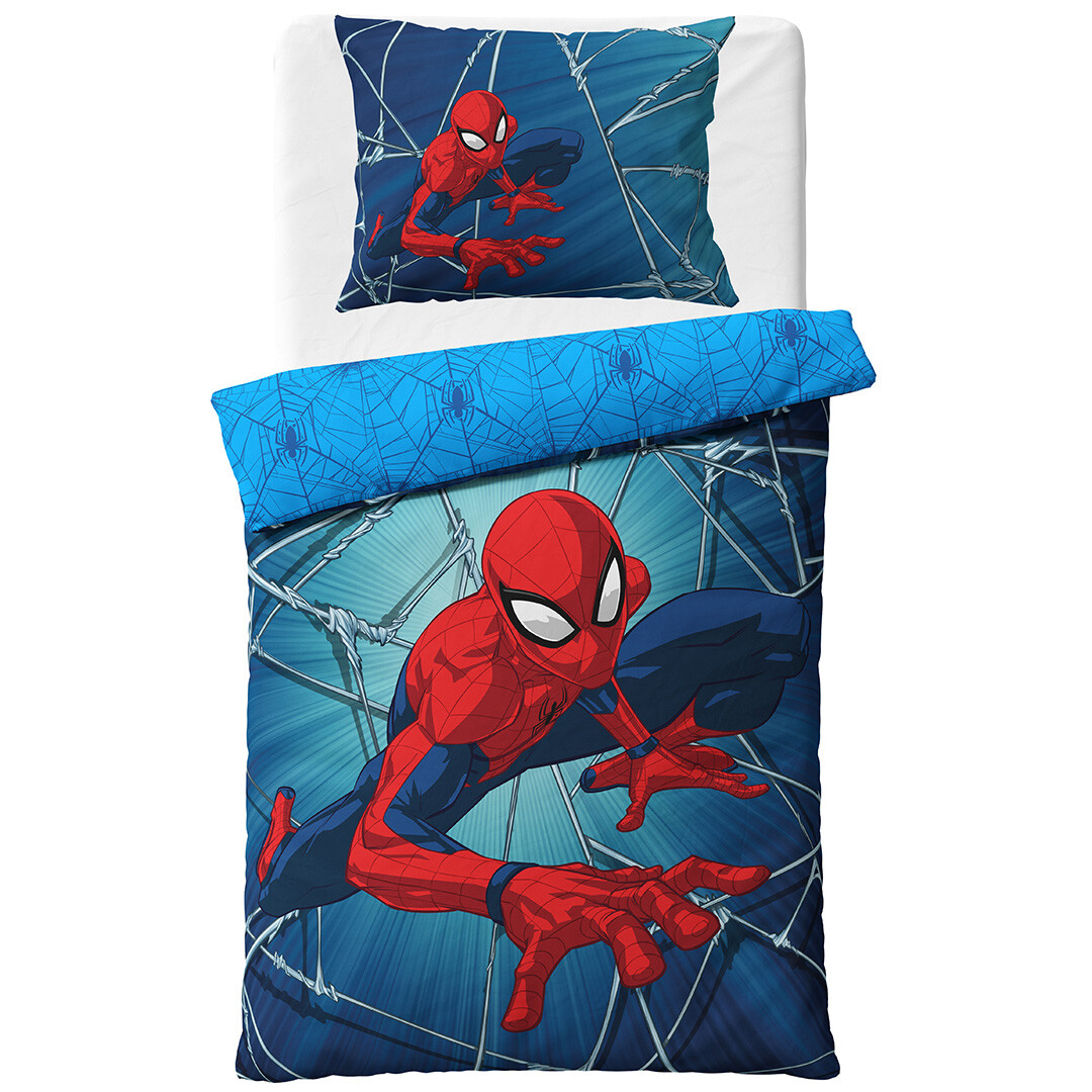 Pościel dziecięca Carbotex Spider-Man Strikes Back, 140 x 200 cm, 70 x 90 cm