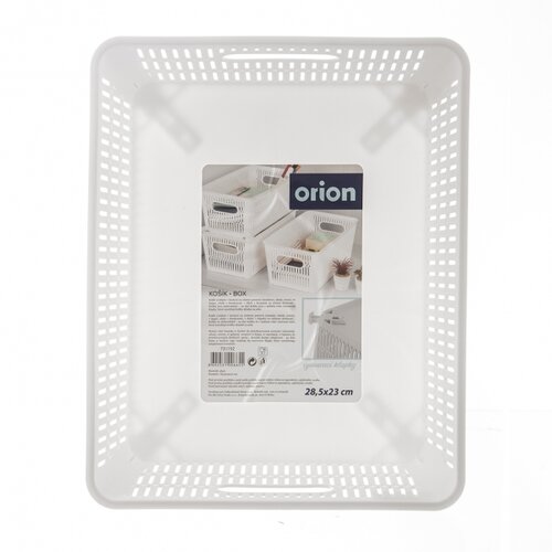 Orion Plastični zložljivi koš NESTA, 28,5 x 23 x12 cm, bela