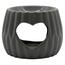 Home Elements Aromalampa Heart, siva, premer 8,5cm