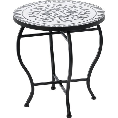 Vonkajší stolík Bistro dekor Mozaika svetlá, 38 x v. 40 cm