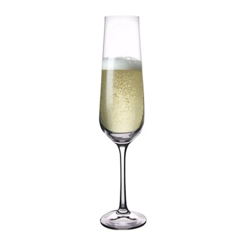 Crystalex SANDRA 6 db-os pezsgőspohár készlet, 0,2 l