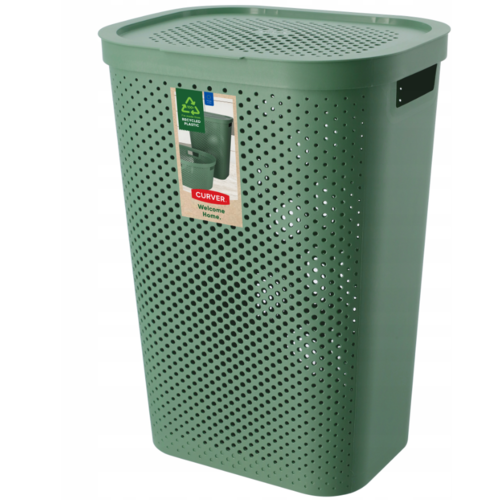 Curver Koš za umazano perilo Infinity 59 l, zelena