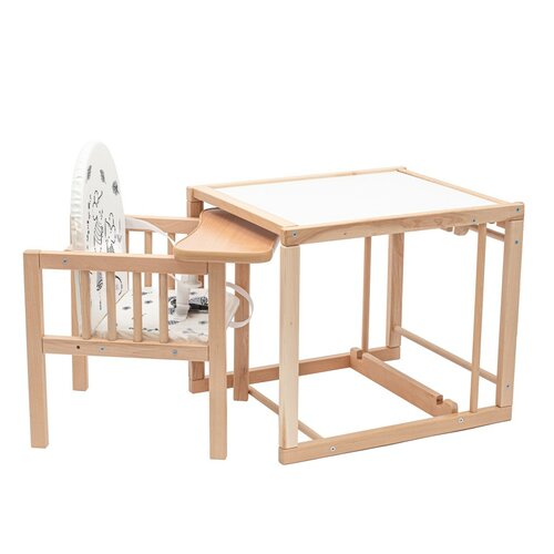 New Baby Drewniane krzesełko do karmienia dla dzieci Jerry