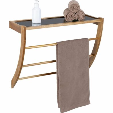 Wenko Fürdőszoba polc akáciából készült rúddalFONDI