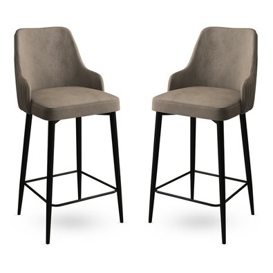 Barstuhl-Set Enox Cappuccino, 2 Stück