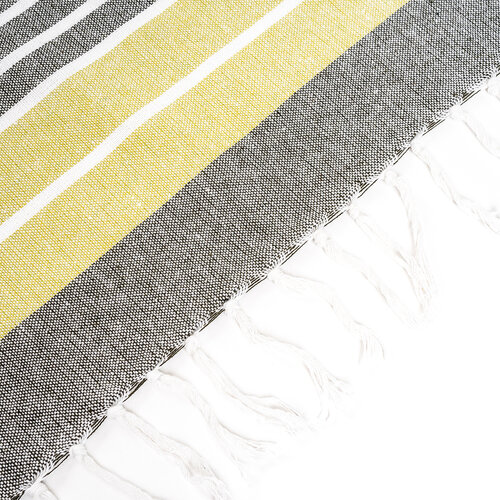 Home Elements Brisa Fouta zelena/siva, 90 x 170 cm