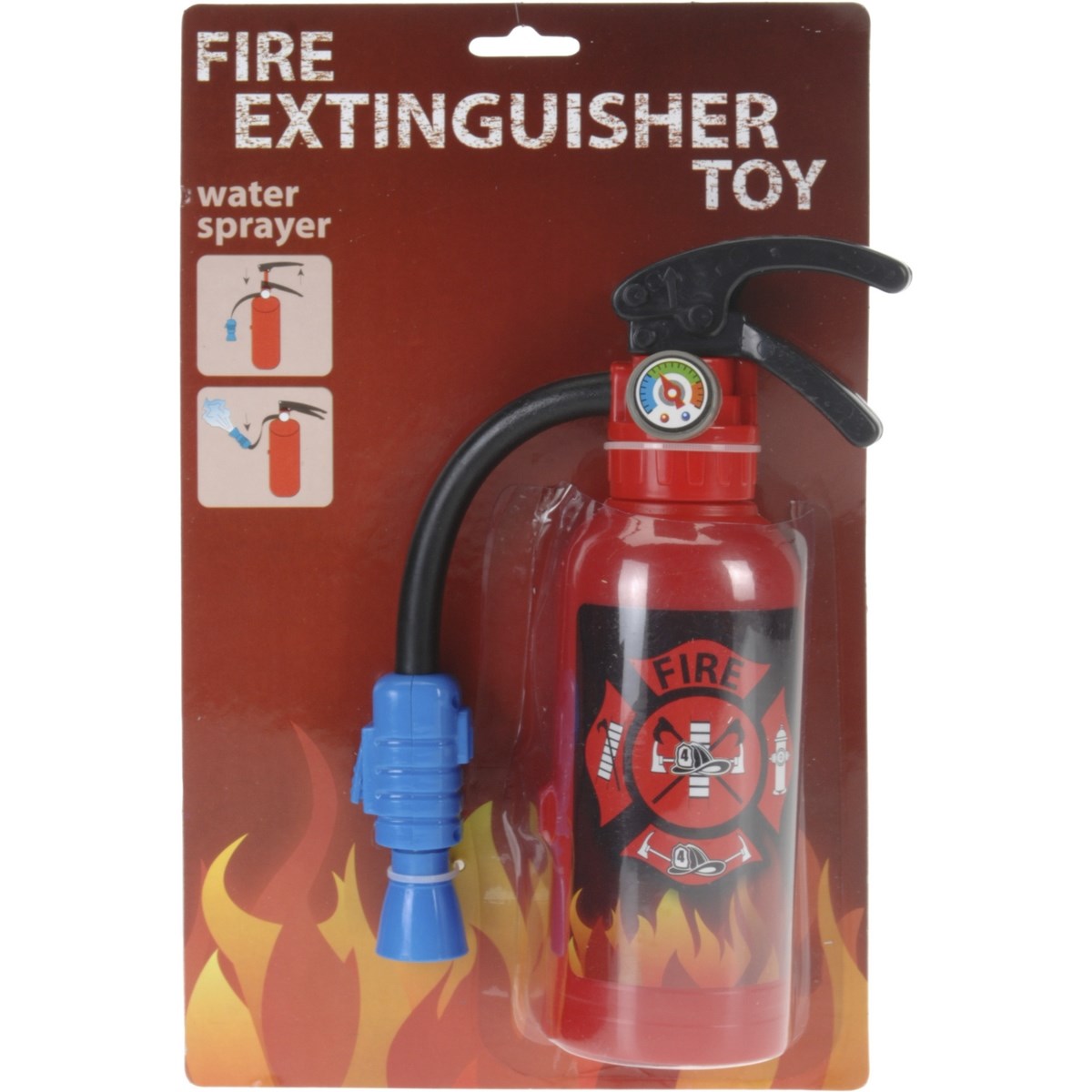 Detský hasiaci prístroj, červená
