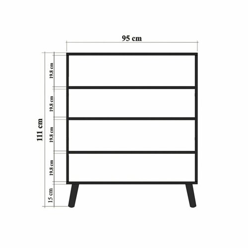 Schrank Posy White and Yellow