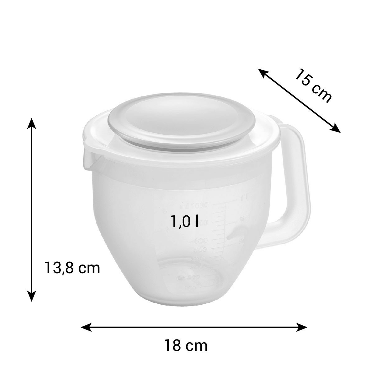 Tescoma Nádoba na mixování s víčkem DELÍCIA 1,0 l - thumb (2)