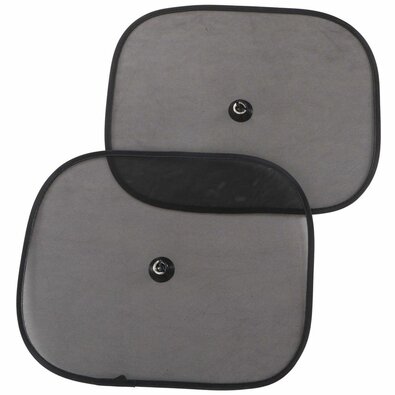 Sixtol Slnečná clona s prísavkou na bočné okno auta CAR SUNSHADE SET 7, 44 x 36 cm, 2 ks