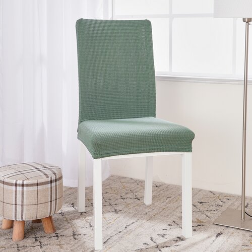 4Home Napínací potah na židli Magic clean zelená,45 - 50 cm, sada 2 ks