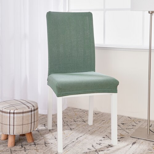 Husă multielastică de scaun 4Home Magic clean verde, 45 - 50 cm, set 2 buc.