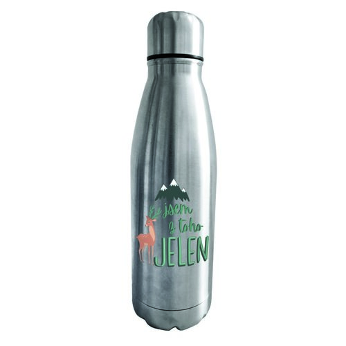 Bohemia Gifts Thermosflasche - Hirsch, 500 ml